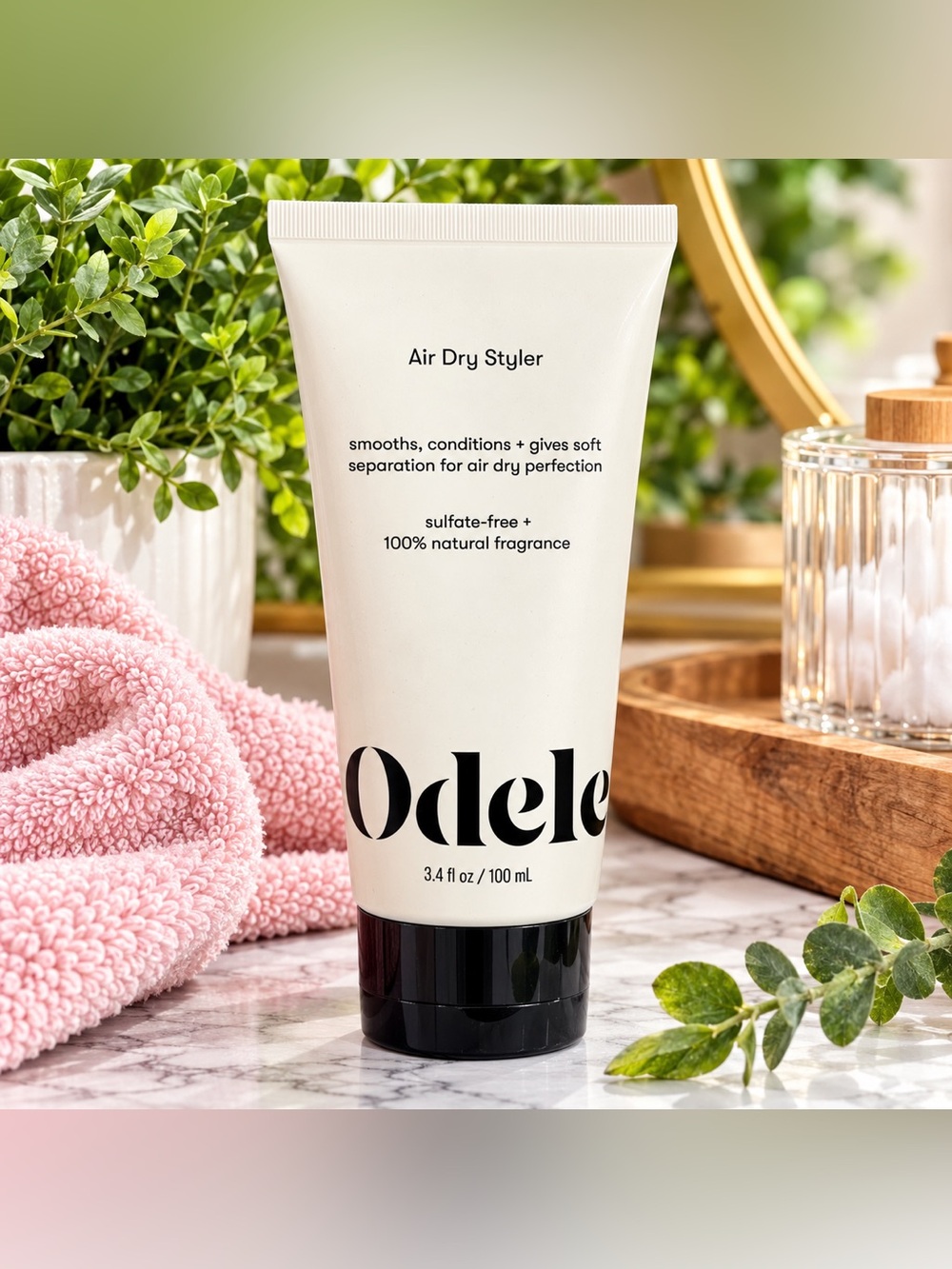 Title: Odele Air Dry Styler 3.4 oz Clean Beauty Hair Styling Cream